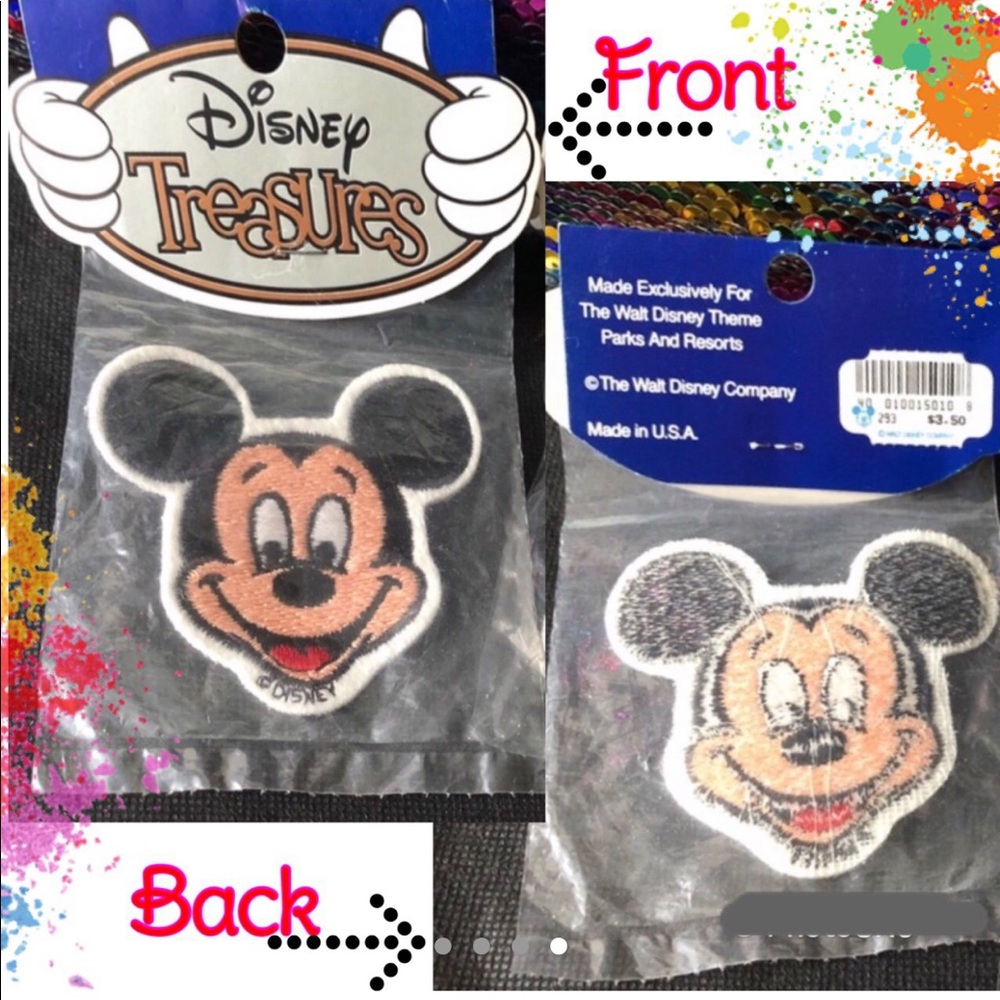 🆕 RARE LIMITED EDITION VINTAGE MICKEY MOUSE DISNEY PATCH